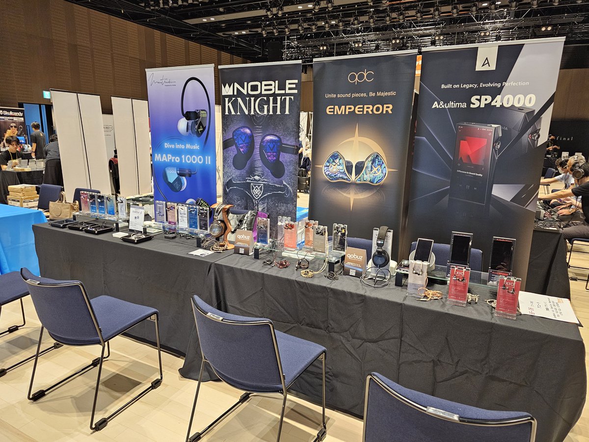 #ポタフェス 2025 名古屋、アユートブース設営が完了しました！皆様のご来場、心よりお待ちしております☆