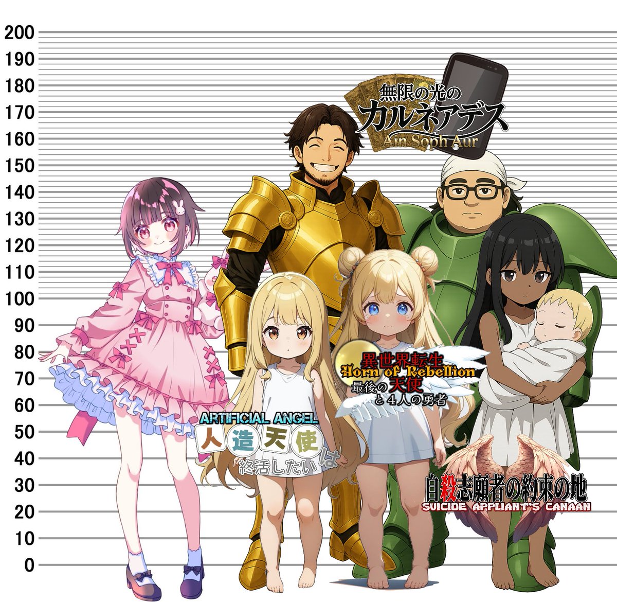 YaminBismillah's tweet image. 人造天使の日 4作目  #無限の光のカルネアデス 
黄金の勇者 ひろゆき さんと翠の勇者 ひげおやじさんも   並べて見た #人造天使は終活したい  #ジサツ志願者のカナン  #ノベルゲームコレクション