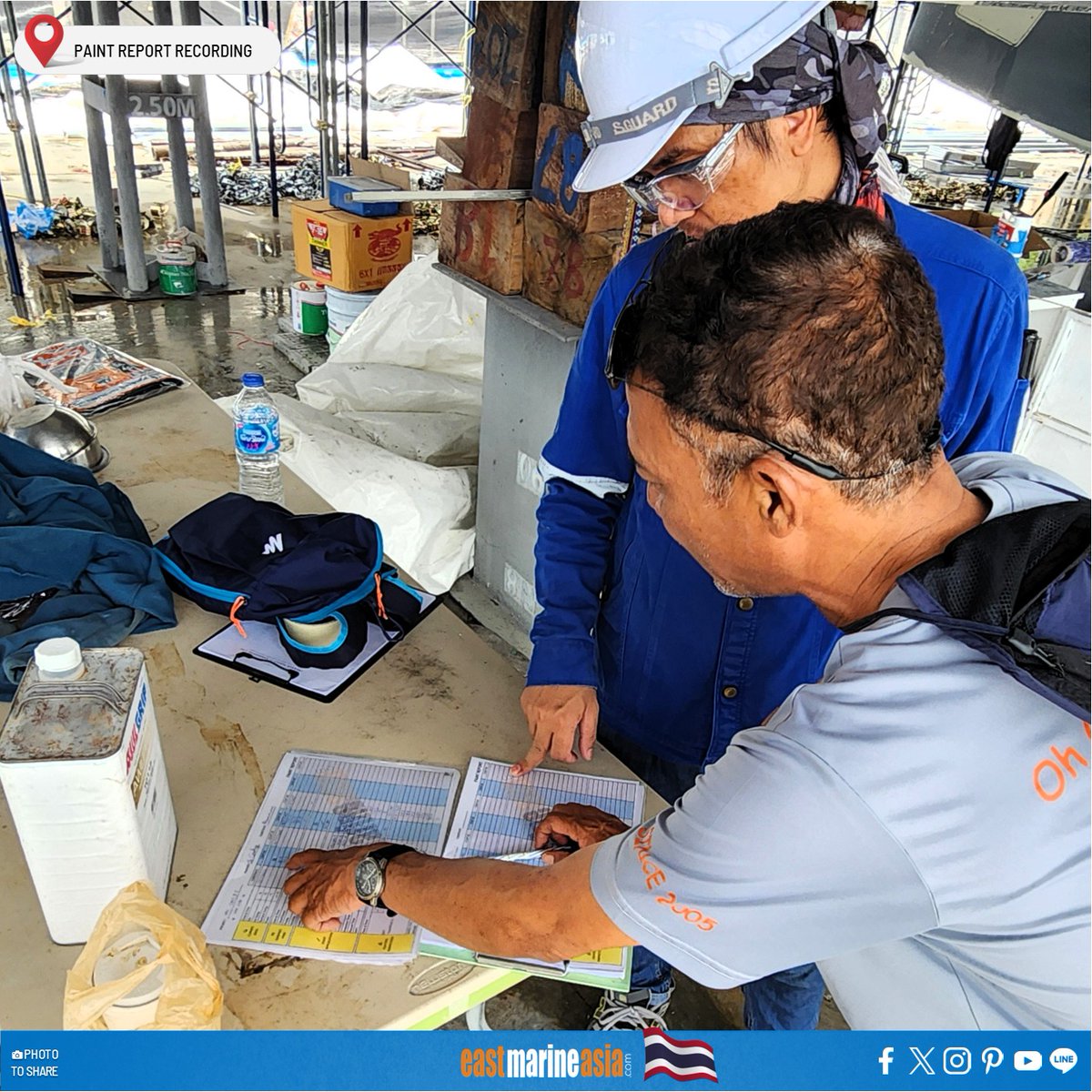 eastmarineasia's tweet photo. 🚩 PAINT REPORT RECORDING

#Awlgrip #InternationalYachtPaint
✅ PHOTO TO SHARE @ #EastMarineAsia https://t.co/0b4GCWV3At