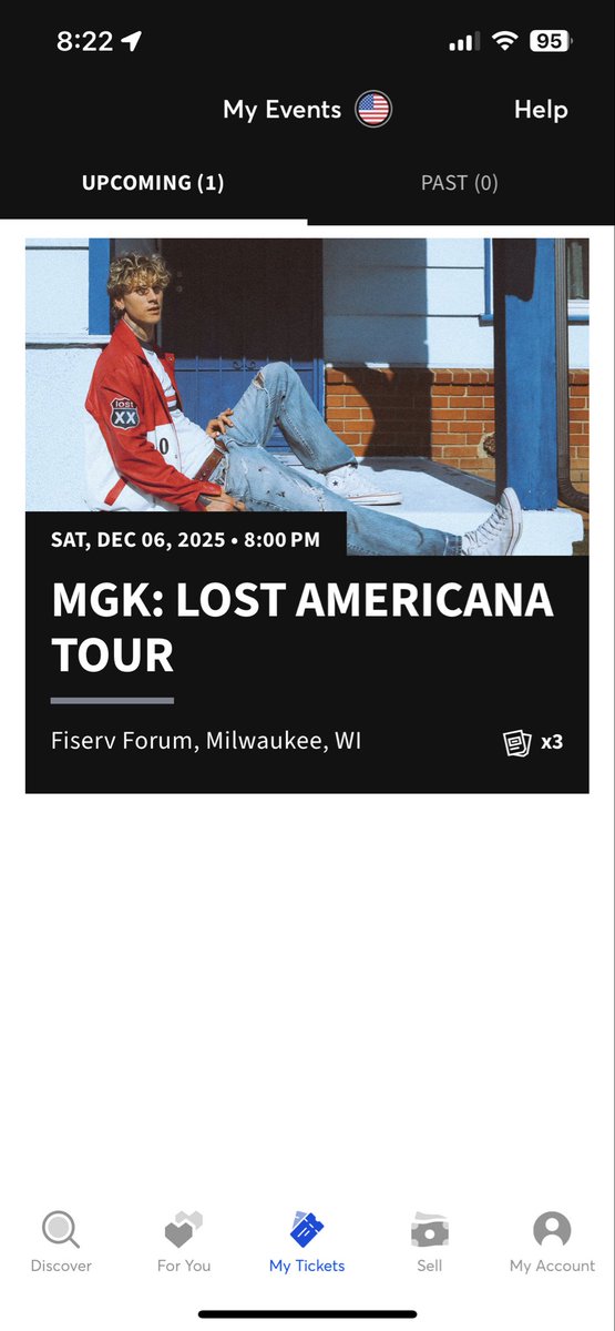 Tiltedtim23's tweet photo. Let’s fucking goooooooooo see you in Milwaukee !!! @machinegunkelly gonna be my first time see you !!!! https://t.co/yKfQ0u0TMc
