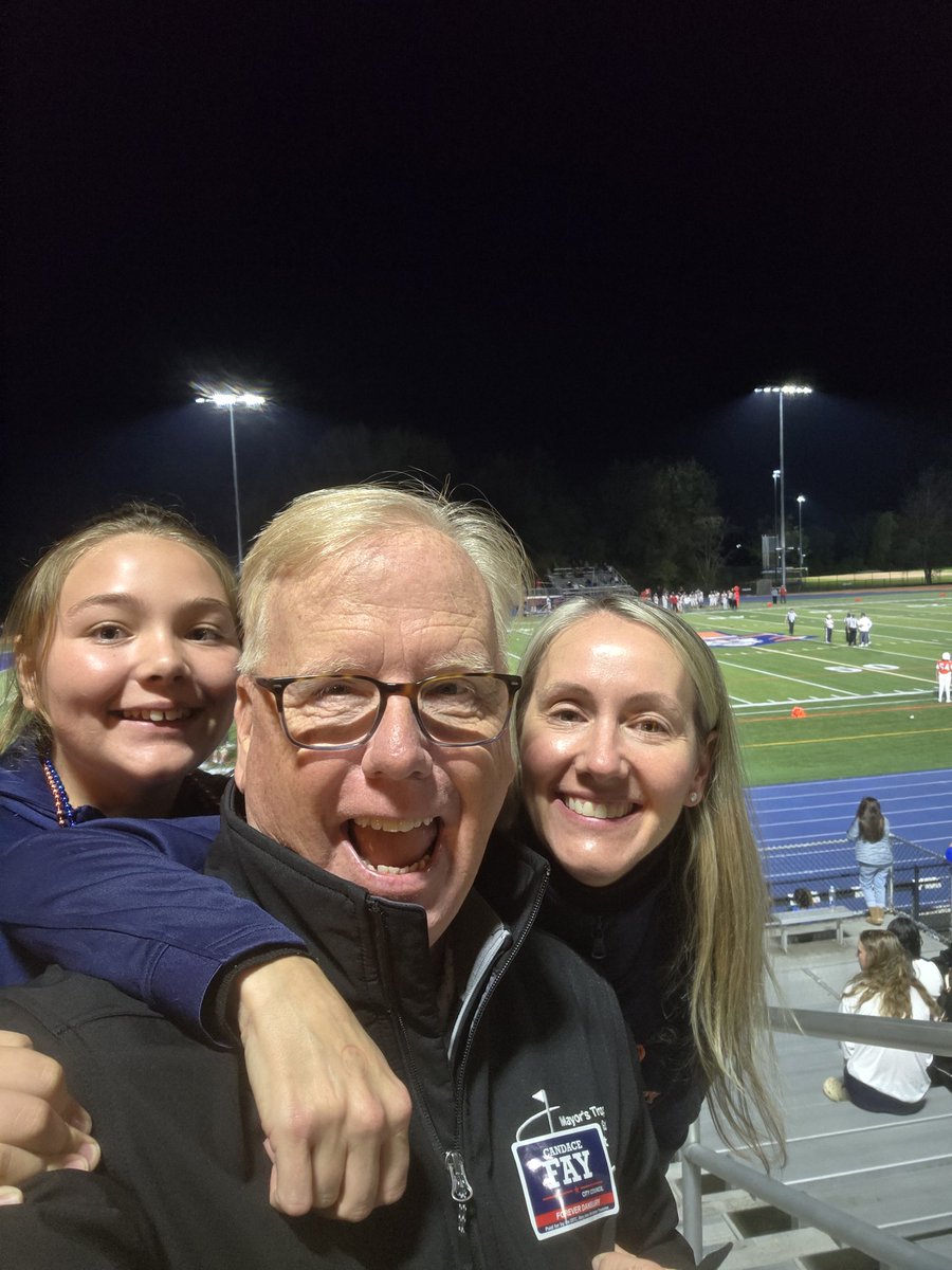 Great to be at Danbury High Homecoming with Candace Fay! Go Hatters!! #foreverdanbury