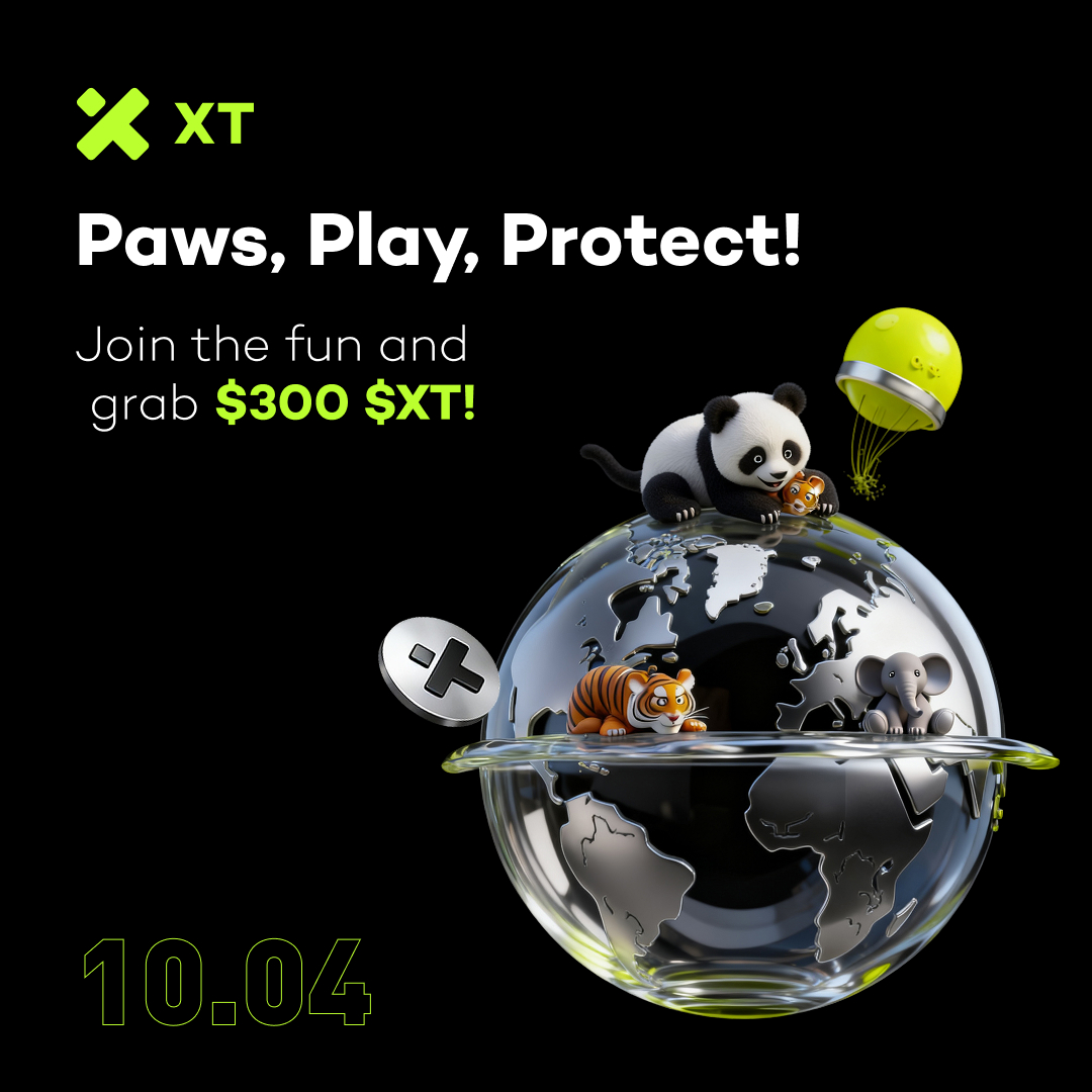 🌍🐾 Happy World Animal Day! Today we celebrate our furry, feathery &amp; scaly friends 🐶🐱🦜🐢

📊 How to Participate:
1⃣ Follow + RT + ❤️
2⃣Drop a pic/GIF of your favorite animal 👇 with #XT #WorldAnimalDay #Giveaway
3⃣Register 👉 xt.com/en/accounts/re… and leave your XT UID