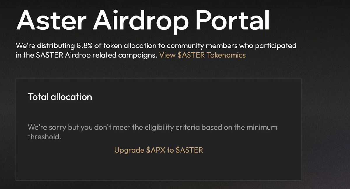 Are you guys seeing the same thing on $ASTER platform or will this change on October 5th?