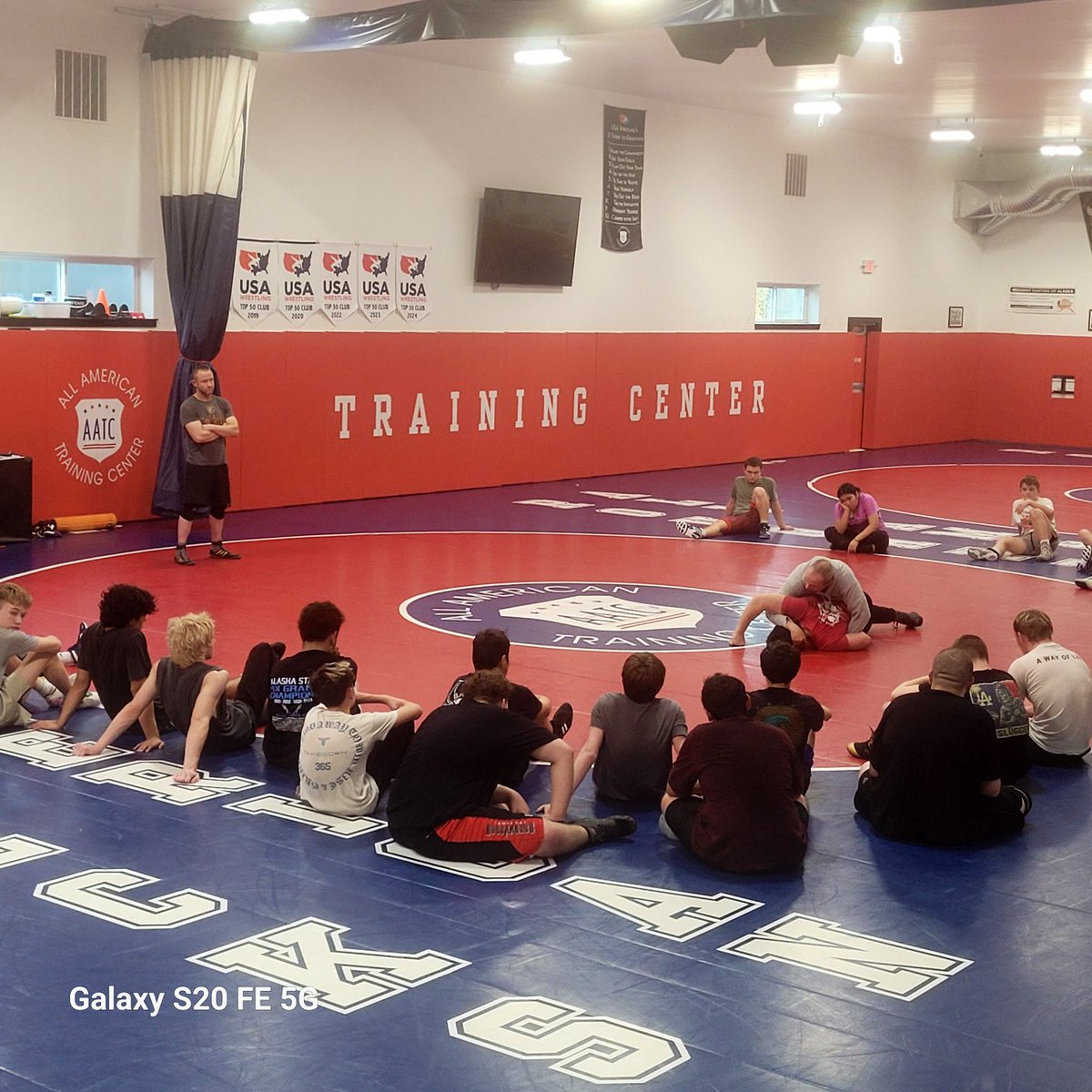 MikeMoyerNWCA's tweet photo. Thankful for what Coach Dickinson, his wife Tanya, and the All American Training Center have done for Alaska wrestling. 

Now it’s time to push for at least one men’s &amp; women’s college program in Alaska so future wrestlers can chase their dreams right here at home. https://t.co/z6202ZGJNW