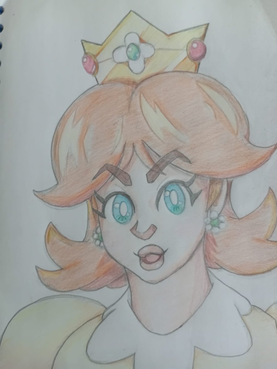 Joshi_Wy's tweet photo. Daisy, mi amada princesa.
Una pequeña practica con lapices de color y luego con plumon para enfatizar el color y lineas.

#daisyprincess #princessdaisy #colorpencildrawing✏️🎨 https://t.co/YJPC7ahZ6i