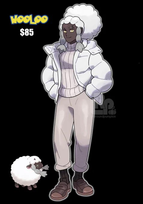 Two new #Pokemon Gijinka adopts! Cute and fluffy! DM to claim, PayPal only please!