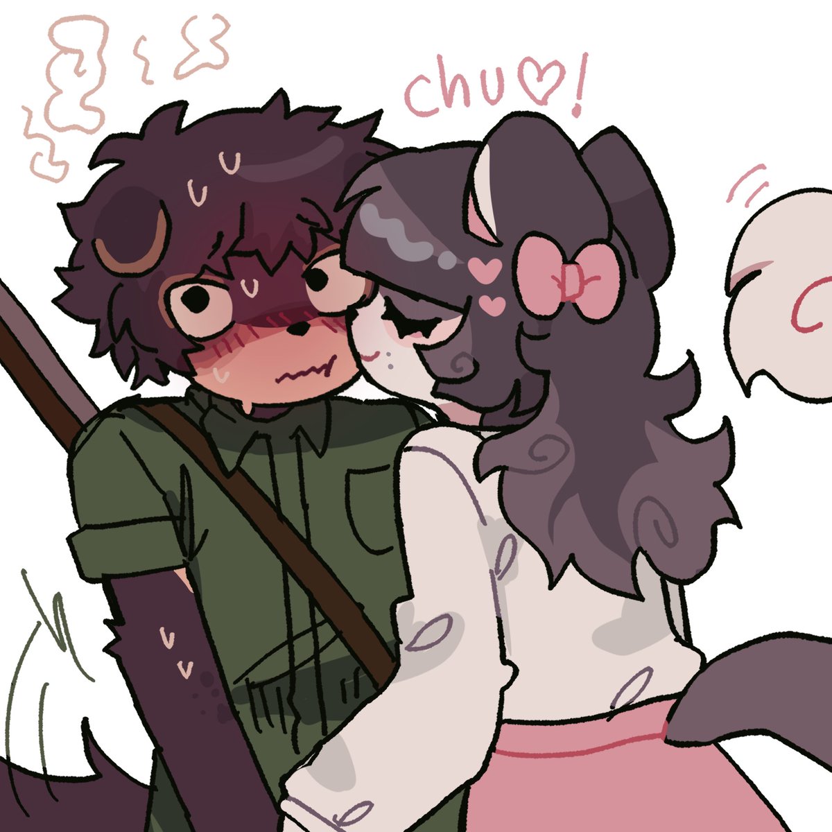 Sillay doodle of them &lt;3