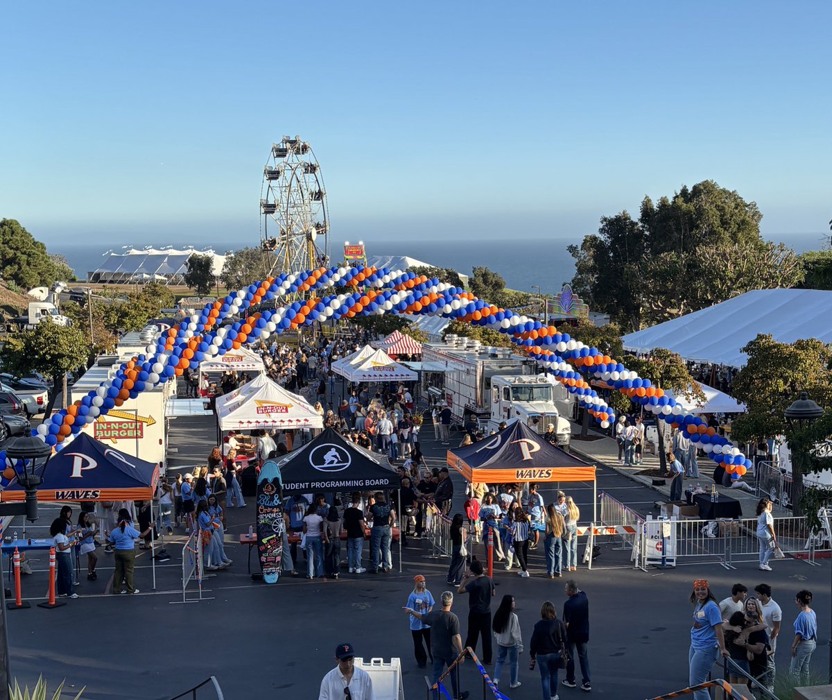 Welcome to Waves Weekend, and Blue &amp; Orange Madness tonight! <a href="/PepperdineWaves/">Pepperdine Waves</a>