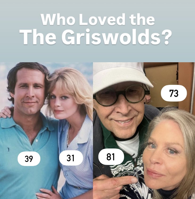 80sThen80sNow's tweet image. Easily One of the Funniest Couples on Screen, Chevy Chase and Beverly D’Angelo Will Forever Be Remembered As Our Beloved Clark and Ellen Griswold.  

#chevychase #beverlydangelo #clarkgriswold #nationallampoon #nationallampoonschristmasvacation #nationallampoonsvacation