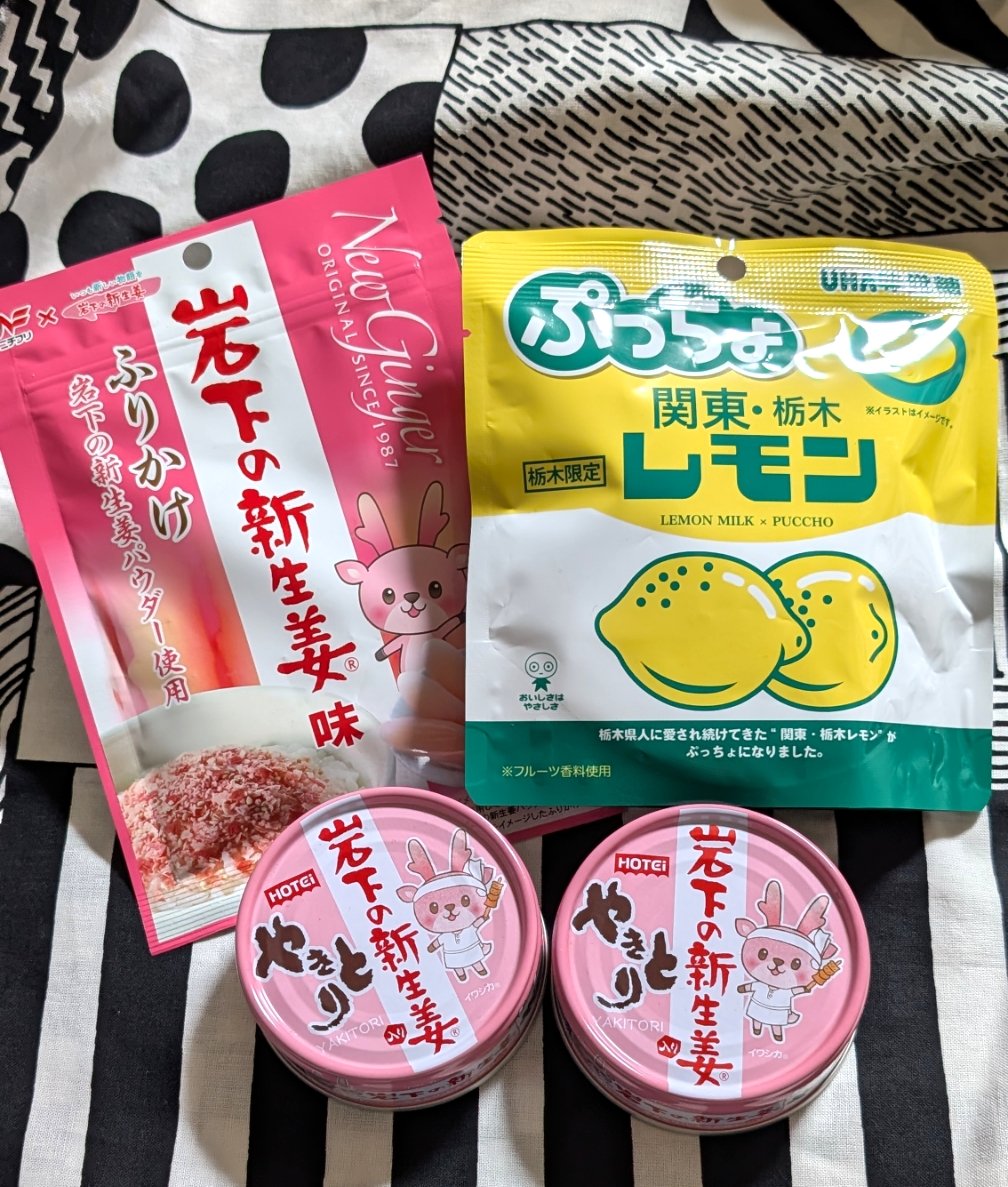 昨日は仕事関係の件で栃木県の小山まで
・・・の、お土産⭐️

個人的な理由（？）として
「HOTEi」のやきとり缶を買わない訳にはいかないしね😊👍️