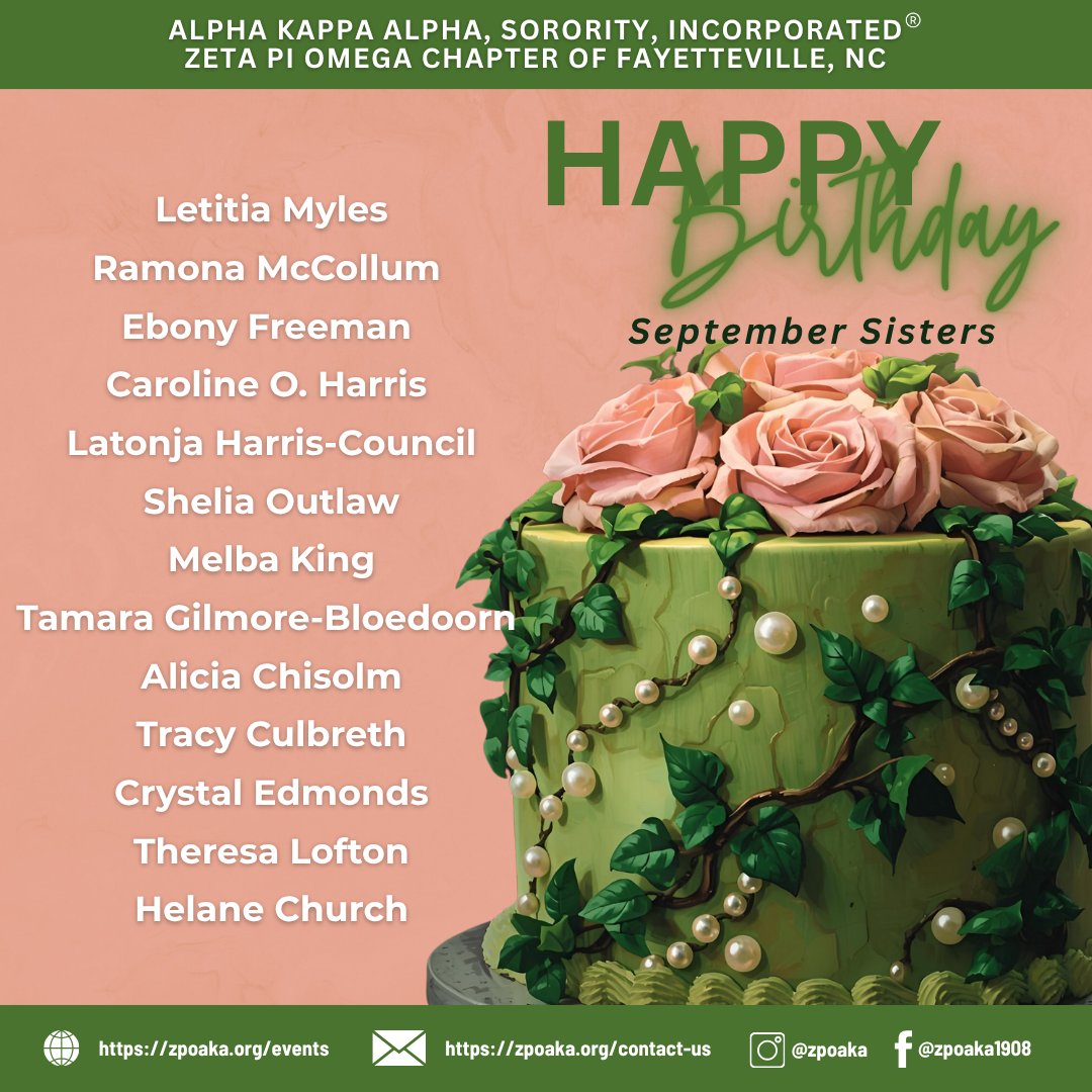 Zeta Pi Omega, Fayetteville Chapter tweet media