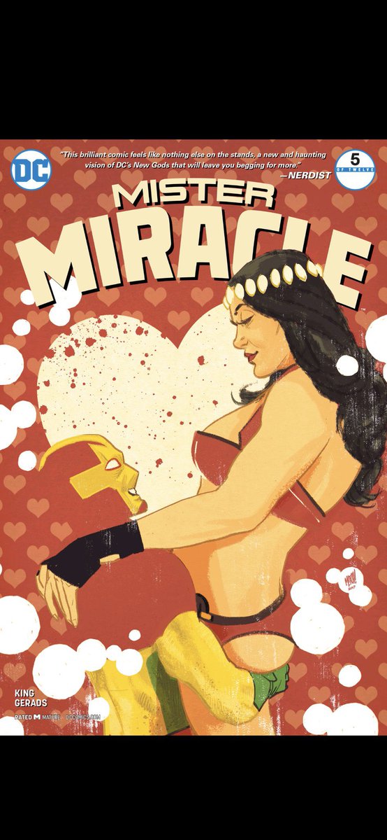 Teorisreading's tweet image. I just finished reading Mister Miracle by Tom King and I need more?!?!?!?!?!?!?!??
Like, I KNOW it’s a character assassination (as all Tom King touches is) but I absolutely adored Scott and Barda’s chemistry!! I LOVE BIG BARDA!! Hopefully the New Gods and BOP are good!!