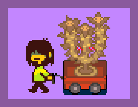 Kris walking their tsundere cactus
It’s not that it likes it or anything
#DELTARUNE #Deltarunefanart #utdr