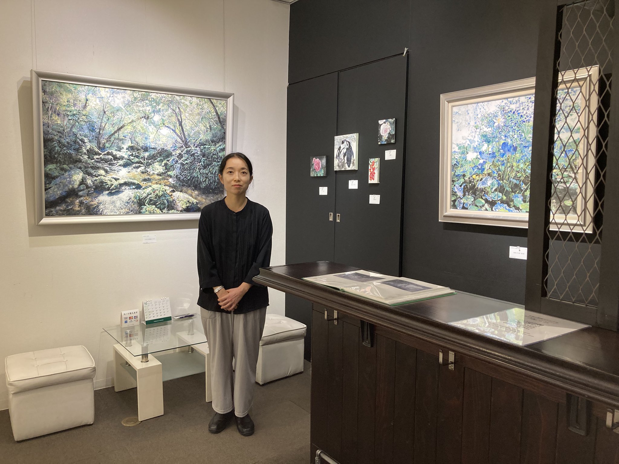 北久美子、夢奏植物園、希少画な集画、状態良好、新品高級額・額装付 北久美子、夢奏植物園、希少画な集画、状態良好、新品高級額・額装