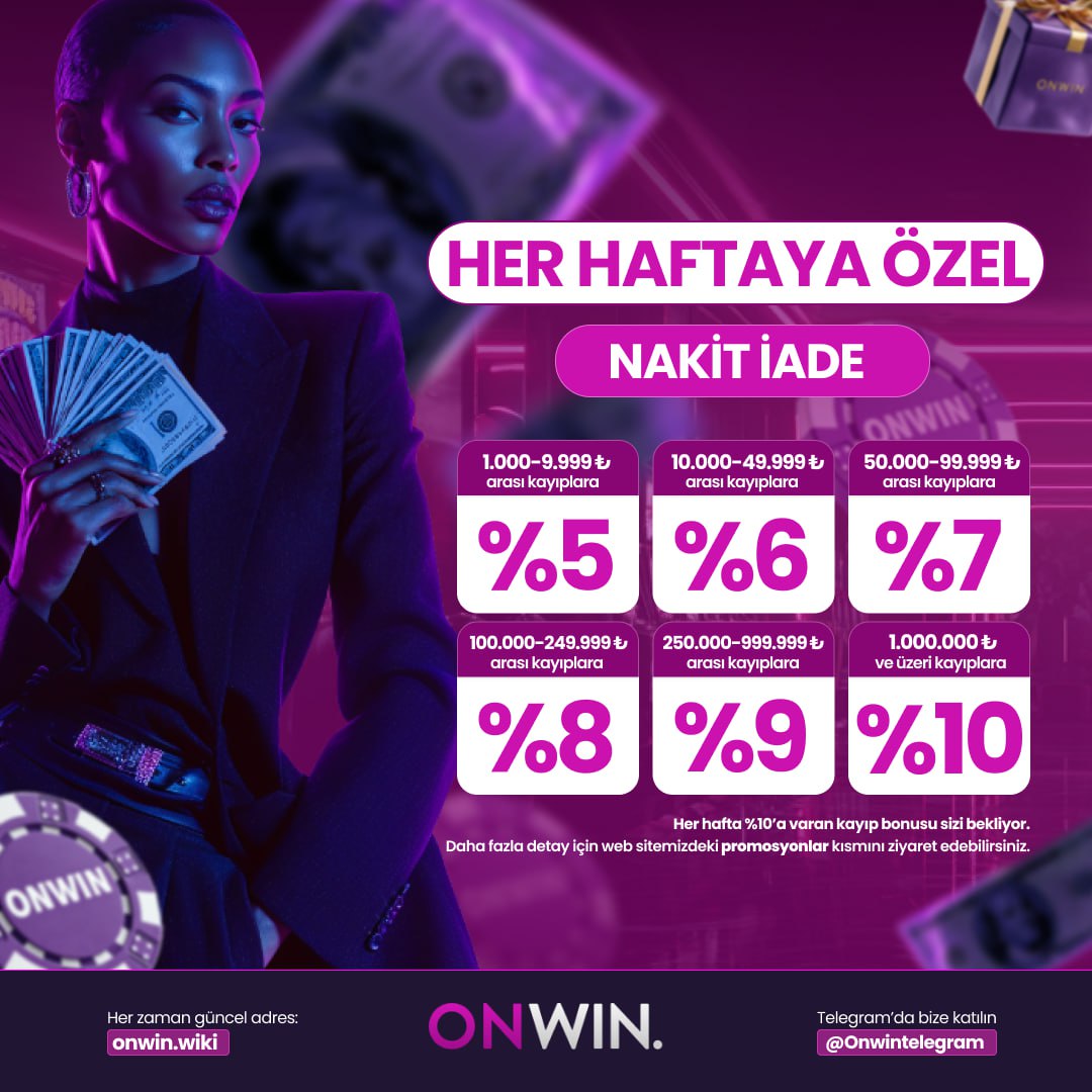 onwin_Resmi_'s tweet photo. 🎁 HAFTALIK %10 KAYIP BONUSU EKLENDİ!

⌛️  Şimdi Kayıplarınızı Telafi Etme Zamanı!  Kazanmak İçin Daha Fazla Fırsat Seni Bekliyor!

📍  Unutmayın: Kayıp Bonus Butonu PAZARTESİ ve SALI Aktif Olur

Giriş yap : https://t.co/ZUY6uxu3Mf https://t.co/s96GkypnrQ