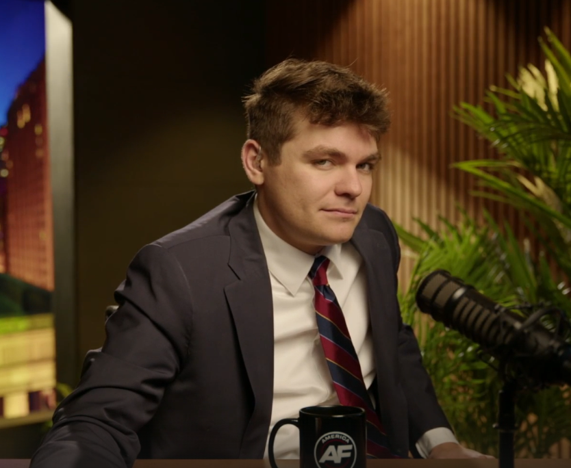 asukagrypr's tweet image. Nick Fuentes, and then you banned his channel (again)
