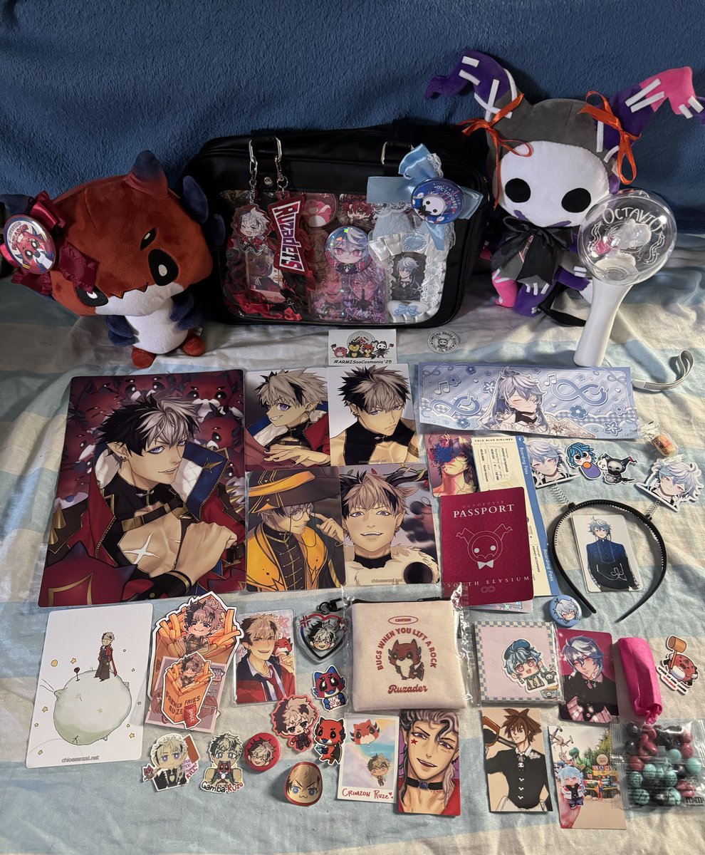 My haul from Cosmania!! ️ Most of these are fan merch I bought from ...