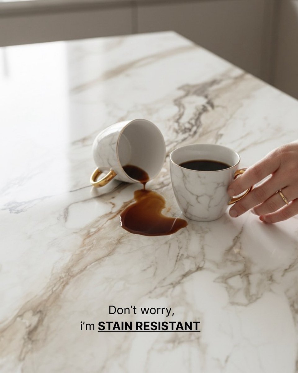 Gruppozebra's tweet photo. ☕ Don’t worry, I’m stain resistant.

For more info: https://t.co/eb0KIEmKjc | export@gruppozebra.com

#marbledesign #1600x3200mm #quartz #neolith #slab #porcelaintiles #pisos #ascale #granites #marbledstone #marble #countertops #architecture #porcelainslabs #marbledstone https://t.co/N3nlLwG3Nh
