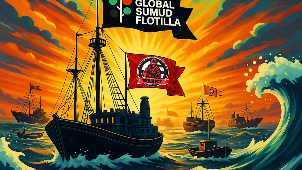 WorldchainArmy's tweet photo. 🌍✊ WARMY will always stand behind humanity!
We rise with courage, unity, and unshakable spirit alongside the Global Sumud Flotilla.
Solidarity knows no borders! 💪⚓

#WARMY #Solidarity #SumudFlotilla #HumanityFirst https://t.co/P83x05orkX