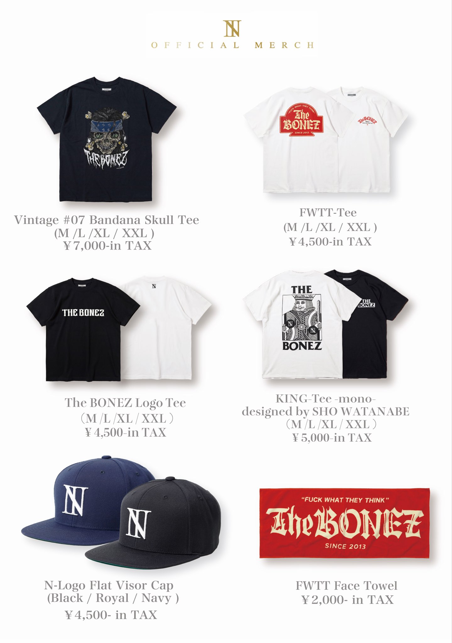 ミュージシャン JSFxROCK-O-RAMA-THE END FACT The BONEZ The BONEZ on X: 