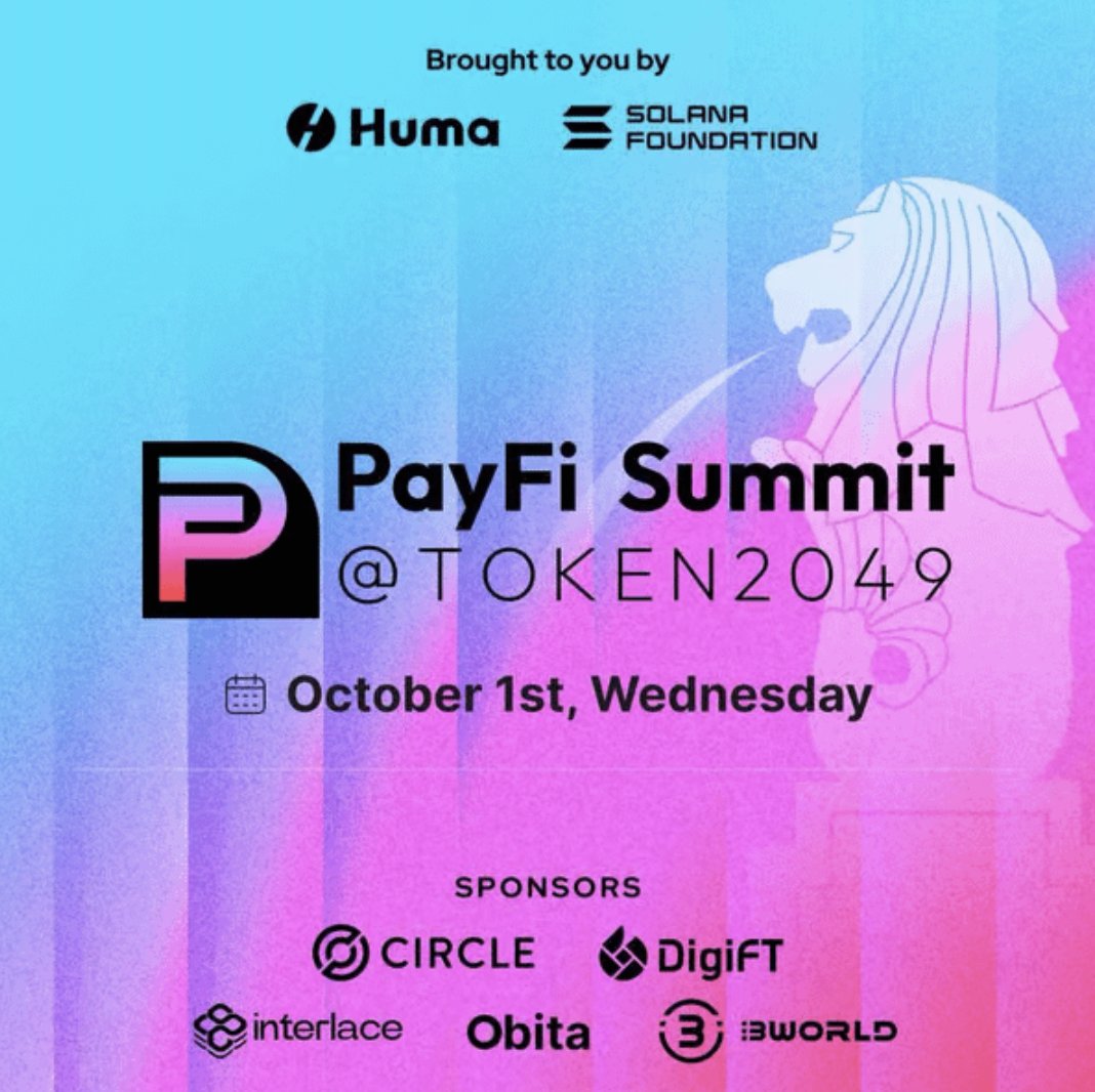 web3jade_io's tweet photo. If RWAs bridge TradFi and DeFi, then PayFi is the highway.

After #PayFiSummit by @SolanaFndn & @HumaFinance, I’m reassured: this will be one of the most robust sectors in crypto — solving real pains in real world.

As @circle SVP of Product, Irfan Ganchi, showed, stablecoins are now deeply embedded in payment infra worldwide. And in HK — one of world's largest financial corridor — this feels very real.

@DrPayFi, founder of Huma, brought it to the micro level: SMEs are hungry for PayFi’s T+0 solution. 

Faster cash flow is no longer a “nice-to-have,” it’s survival. 🧵👇