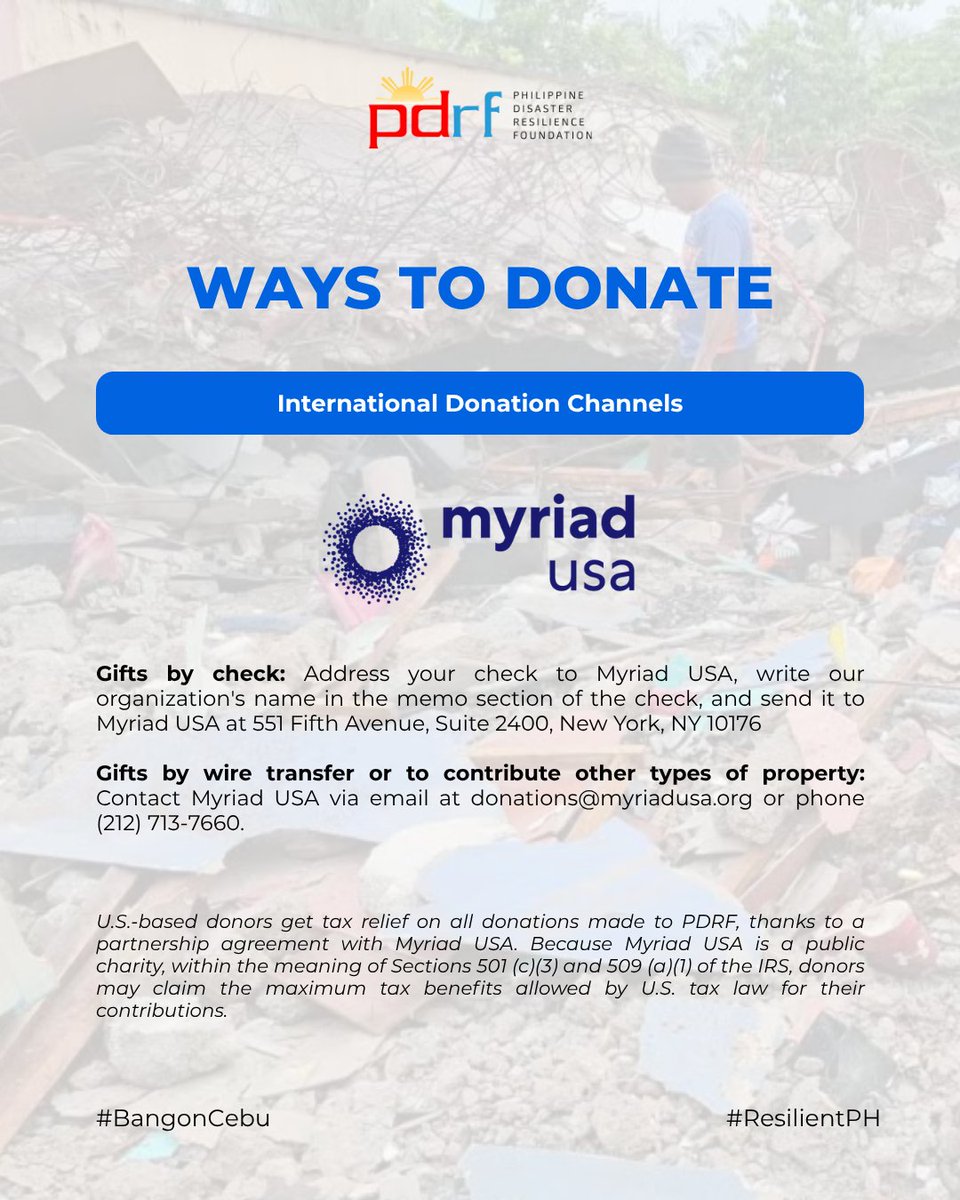 ThePDRF's tweet image. #PDRFinAction: We stand with families affected by the Cebu M6.9 quake. Our EOC is mobilizing partners to deliver food, water, shelter &amp;amp; medical aid. 💙💛❤️

Every gift brings hope. Together, let’s help Cebu recover.

👉 Donate: pdrf.org/how-you-can-he…
