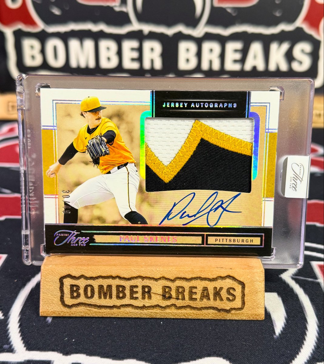 Bomber Sports Cards (@bomberbreaks) on Twitter photo Paul Skenes Jumbo Patch Auto /49 with another beautiful pull out of our @paniniamerica Three and Two Baseball breaks! 🔥🔥 #baseballcards #whodoyoucollect #pittsburghpirates #pirates #mlb #thehobby #paulskenes Paul Skenes Jumbo Patch Auto /49 with another beautiful pull out of our @paniniamerica Three and Two Baseball breaks! 🔥🔥 #baseballcards #whodoyoucollect #pittsburghpirates #pirates #mlb #thehobby #paulskenes