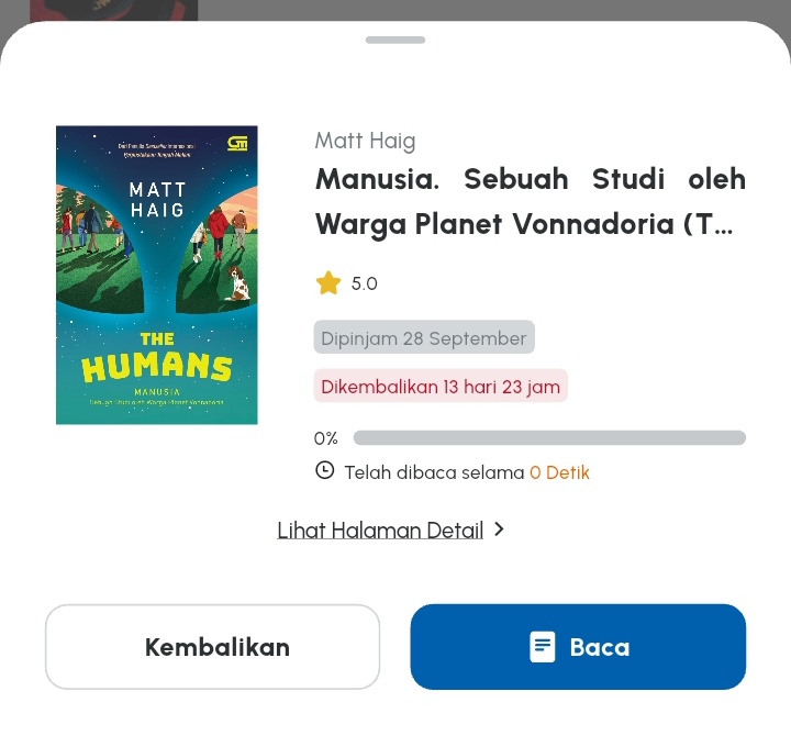luvyapz's tweet photo. —°•° Currently Reading

📚 The Humans - Manusia: Sebuah Studi oleh Warga Planet Vonnadoria
🖊️ Matt Haig 
🖋️ Dharmawati
📖 392
📱 PYC Digilib 
#luvisreading https://t.co/75joKogNHQ
