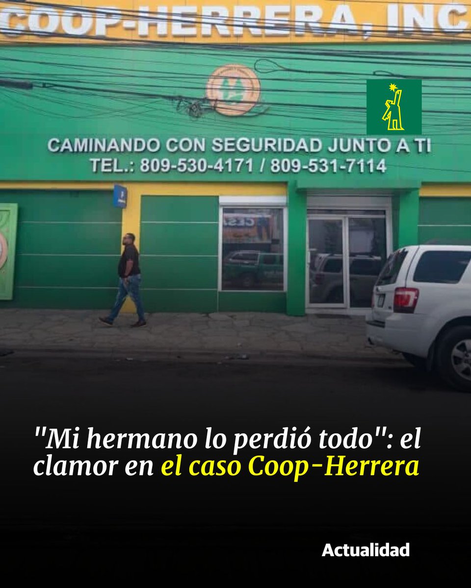 DiarioLibre's tweet photo. ⚖ |#JusticiaDL| "Vendían café y té para ahorrar y hoy no tienen ni medicinas", denunció un abogado de las víctimas
🔗https://t.co/ycESaN7B9B
#DiarioLibre #CoopHerrera #Estafa https://t.co/AF6QH9jhNV