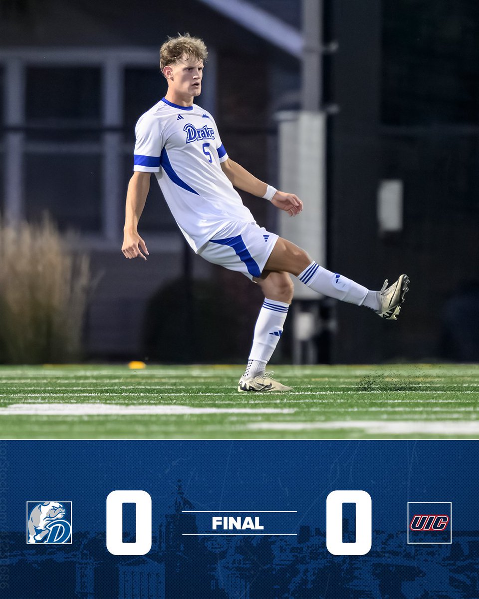 DrakeMensSoccer's tweet photo. Final Against The Flames

Sow l 3 SH
Mendez l 2 SH
Kipnusu l SOG
Butkovic l 4 SV

#DSMHometownTeam https://t.co/Spgt2ltZBp