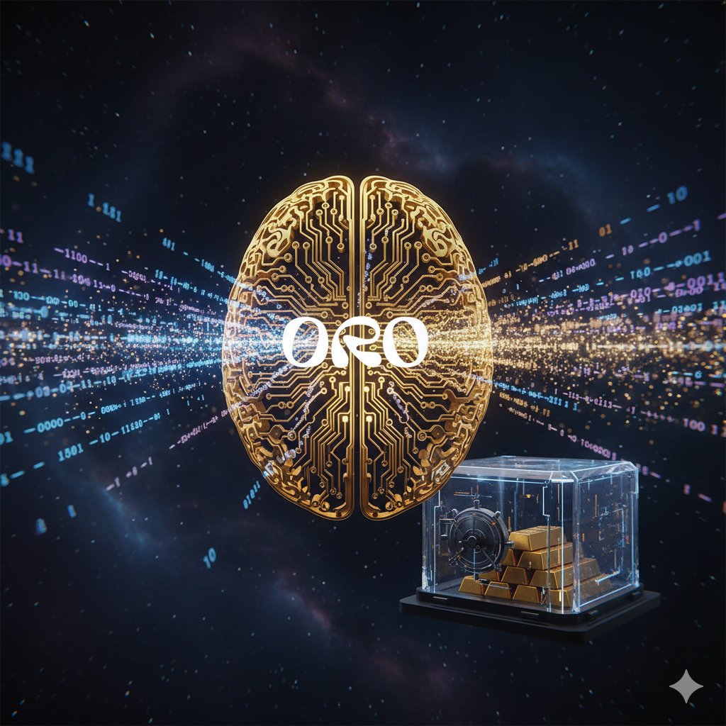 enemona998877's tweet image. Meet @getoro_xyz
Unlocking the true potential of your data with ORO AI. Watch as raw information transforms into pure gold, securely stored and ready to drive your success. #OROAI #DataTransformation #GoldenValue