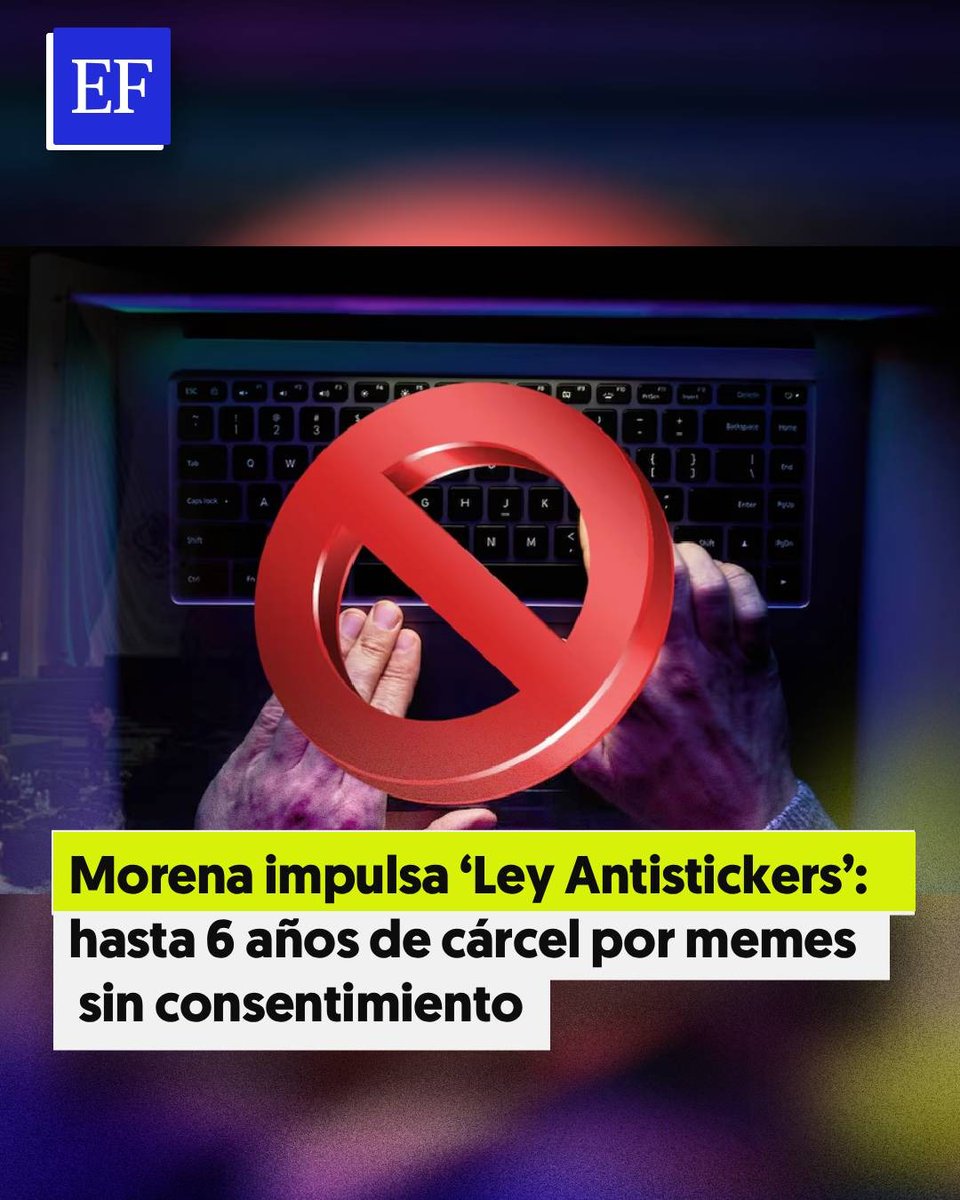 💬 ¿Adiós a los memes? El diputado Armando Corona Arvizu propuso la llamada “Ley Antistickers”, que busca sancionar la creación y difusión de imágenes o videos editados —incluso con IA— que afecten la identidad o imagen de una persona. 📱⚖️
elfinanciero.com.mx/nacional/2025/…