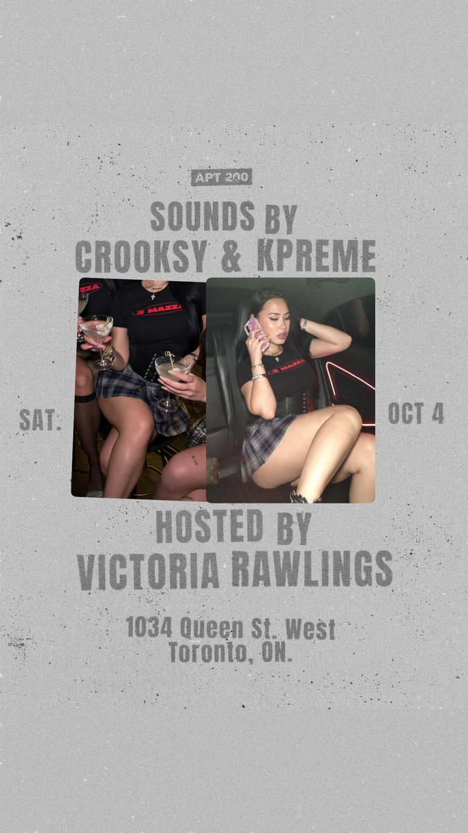 victoriasobased's tweet photo. OVO music night hosted by me 🖤 calling all Toronto baddies &amp; ballers outside tomorrow!!! https://t.co/cgqTPwE2pi