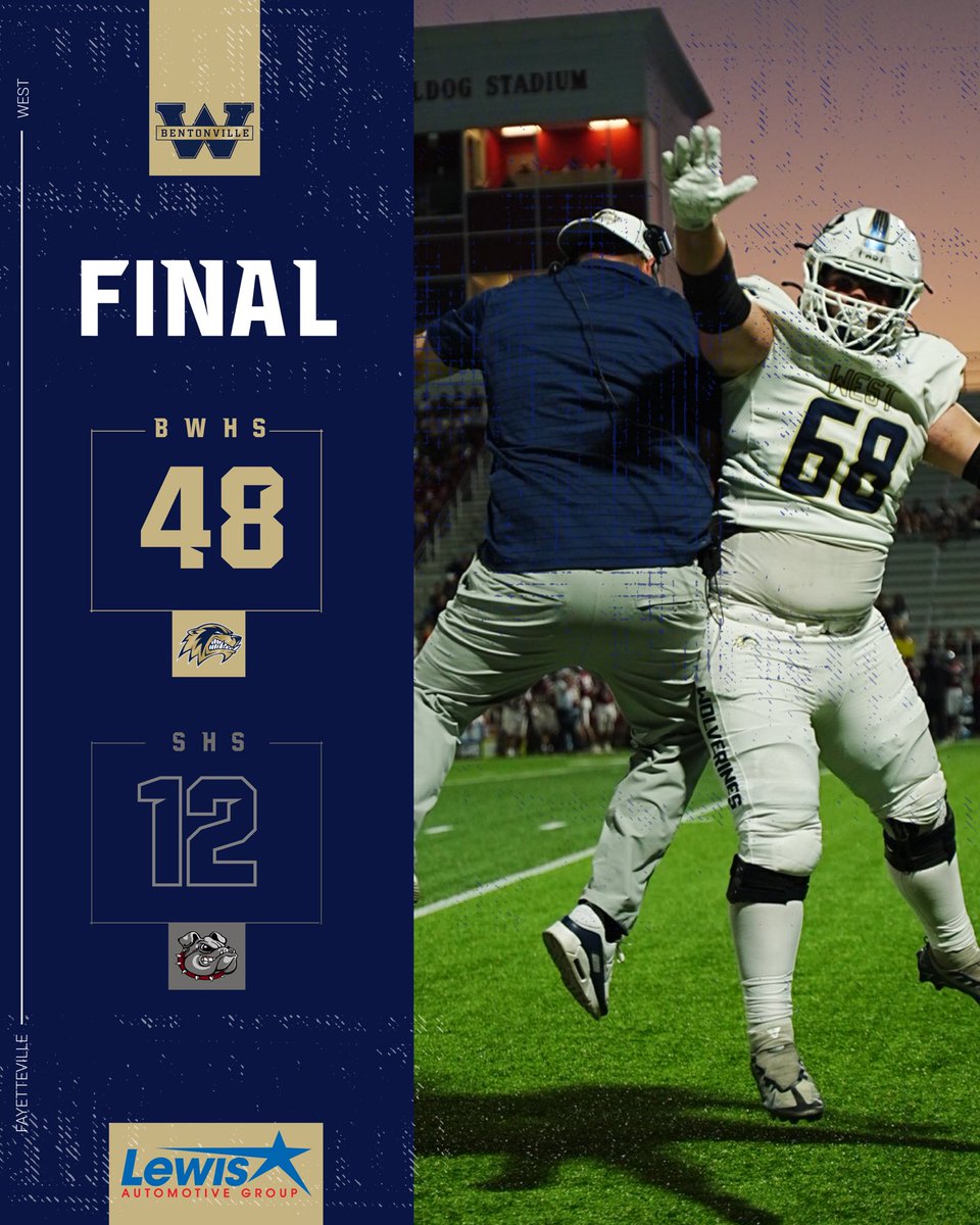 BVille_West_FB's tweet image. The Final from Springdale! #bethefirst