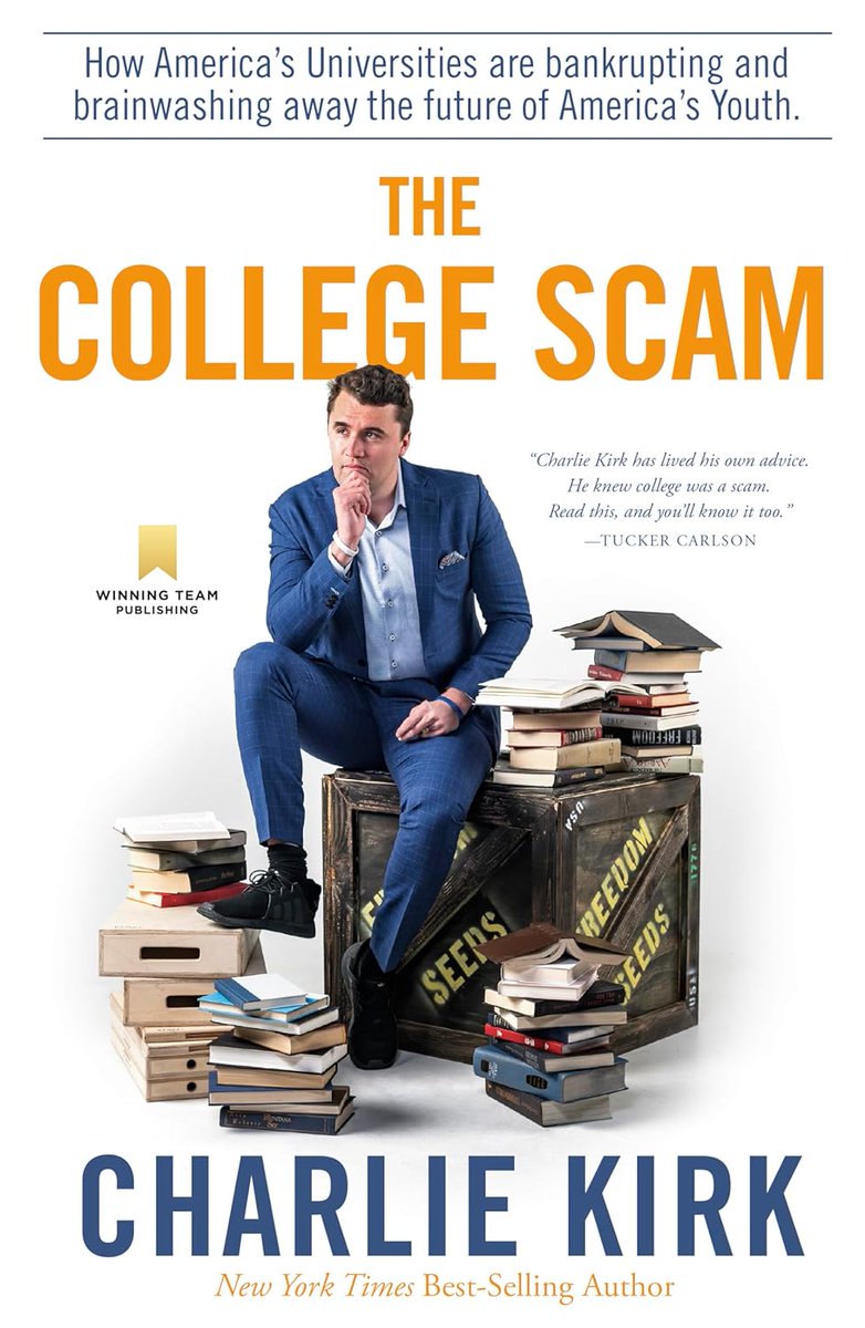 BREAKING: A record low of Americans consider college "very important." 

Do you agree with Charlie that college is a scam?