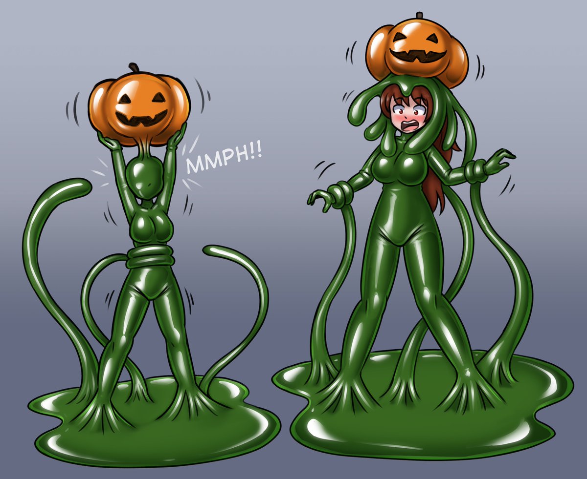 Specimen 916 - Latex Pumpkin

"At first, the specimen  appears to be a unassuming Jack o' Lantern but when approached, it will  attempt to ensnare and restrain any nearby person..."