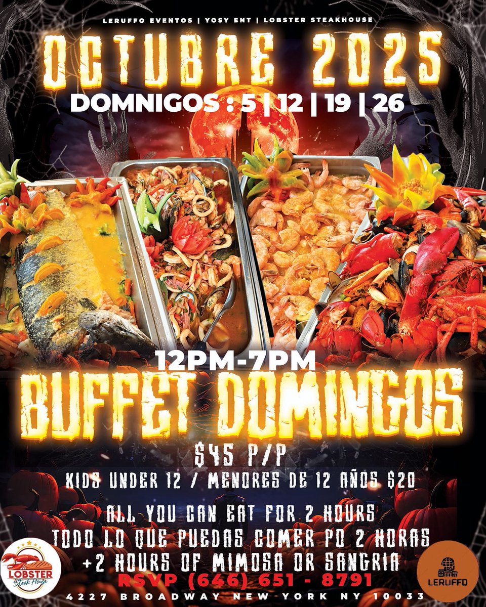 LERUFFO's tweet image. BUFFET SUNDAYS NEW YORK #buffet