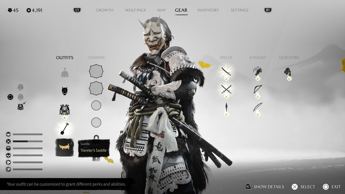 StandardDiff's tweet image. This armor set 😳

#GhostofYotei