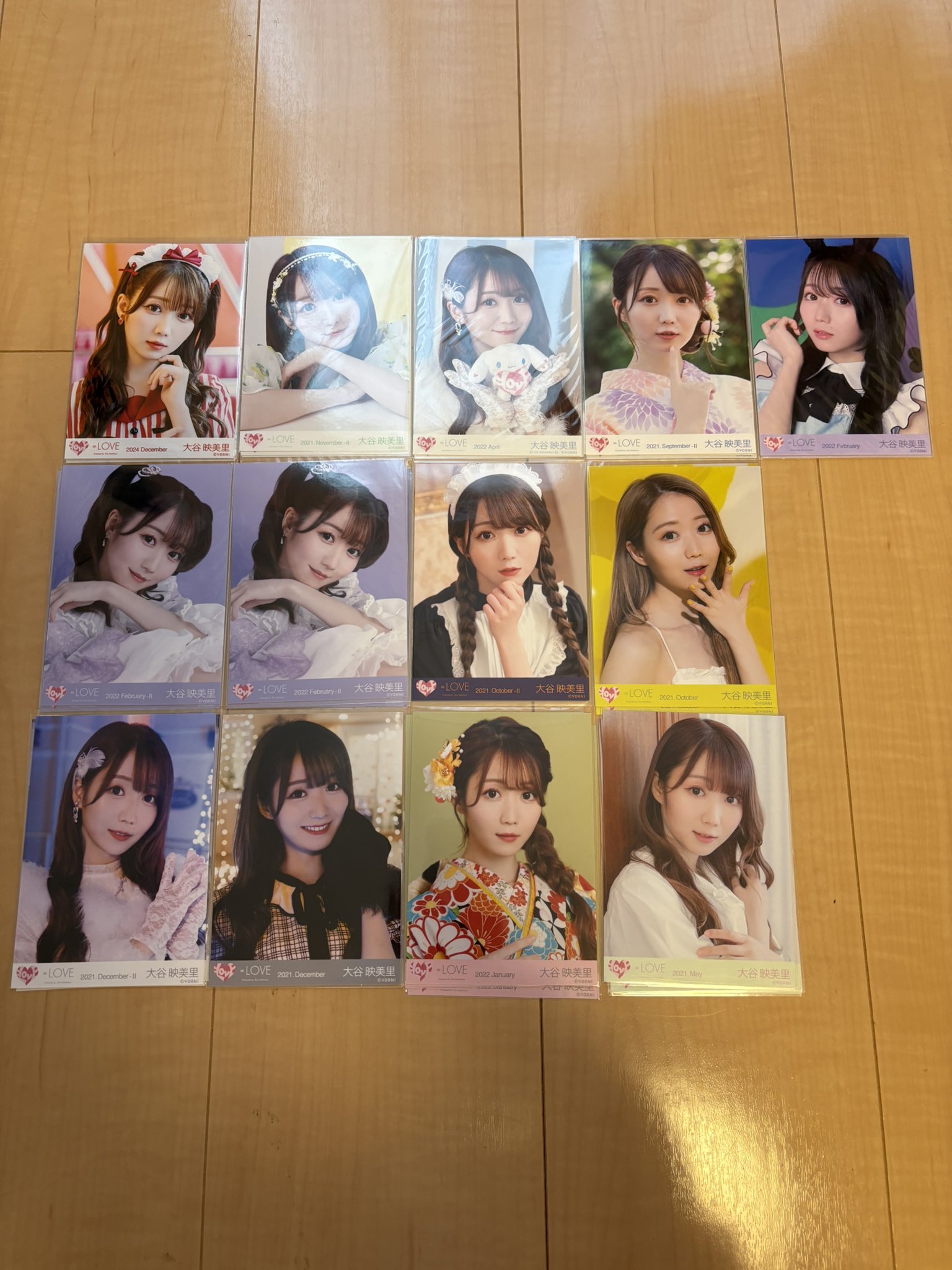 イコラブ　イコールラブ　生写真　大場花菜　モーリー　直筆　コンプ イコラブ イコールラブ 生写真 大場花菜 モーリー 直筆 コンプ