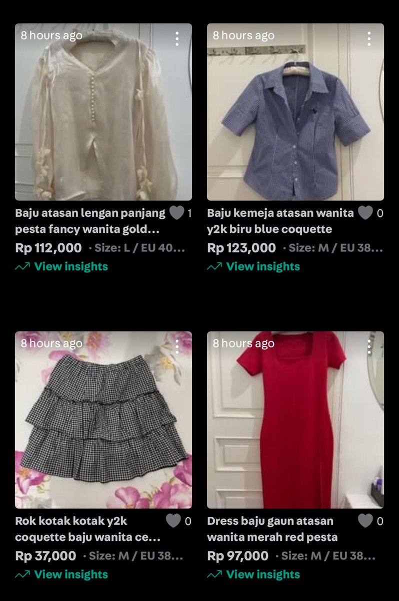 jukyucosmo's tweet photo. Haloo mau jualin baju preloved aku, bisa chat buat detail. Yang suka y2k coquette lucu lucu kemeja atasan yang pendek crop gitu ada semua ya https://t.co/Hr9HNgJ83V