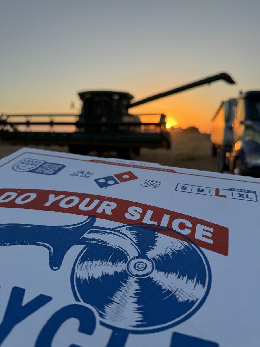 Day 11: Had lunch with my friend, Karen at my favorite lunch/coffee spot in Marshall. Brought supper out to the combine and had Friday night pizza with my favorite guy. This week has been something, but seeing friends has been a balm for my soul.