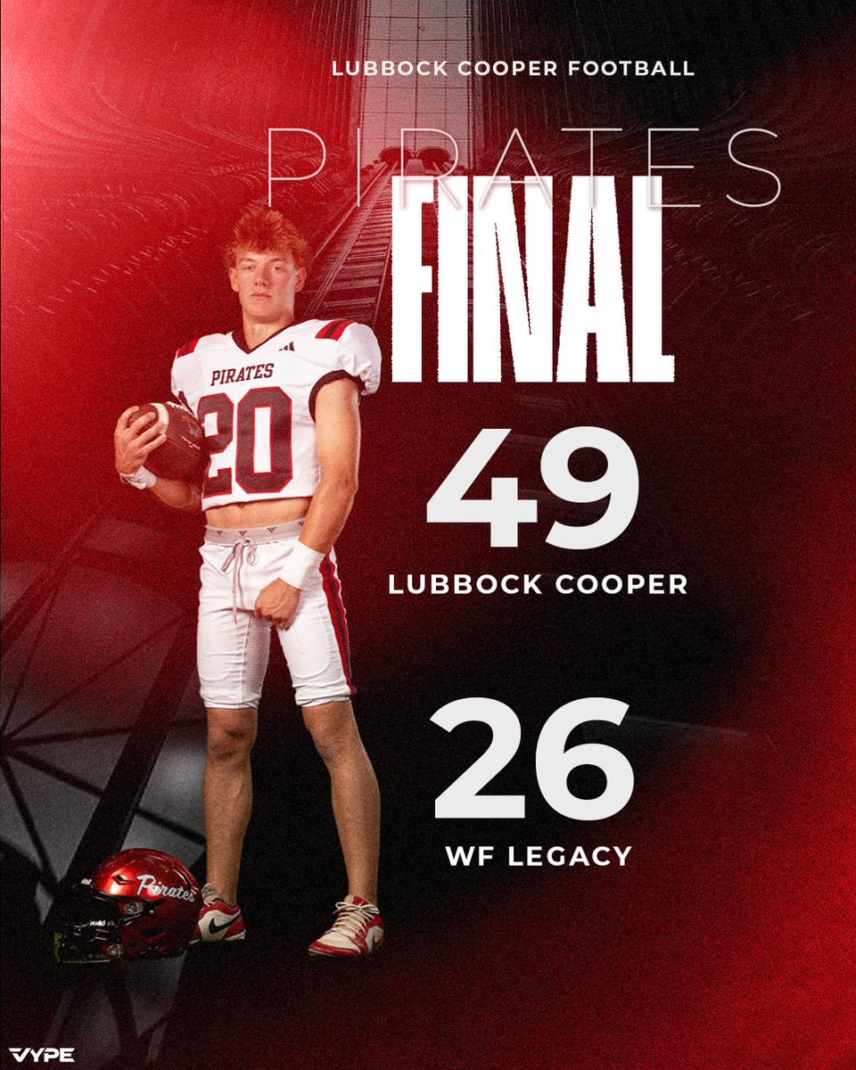 That’s game! Happy Homecoming! 
<a href="/FootballLCP/">Lubbock-Cooper Pirate Football</a> <a href="/AthleticsLCP/">Lubbock-Cooper ISD Athletics</a>