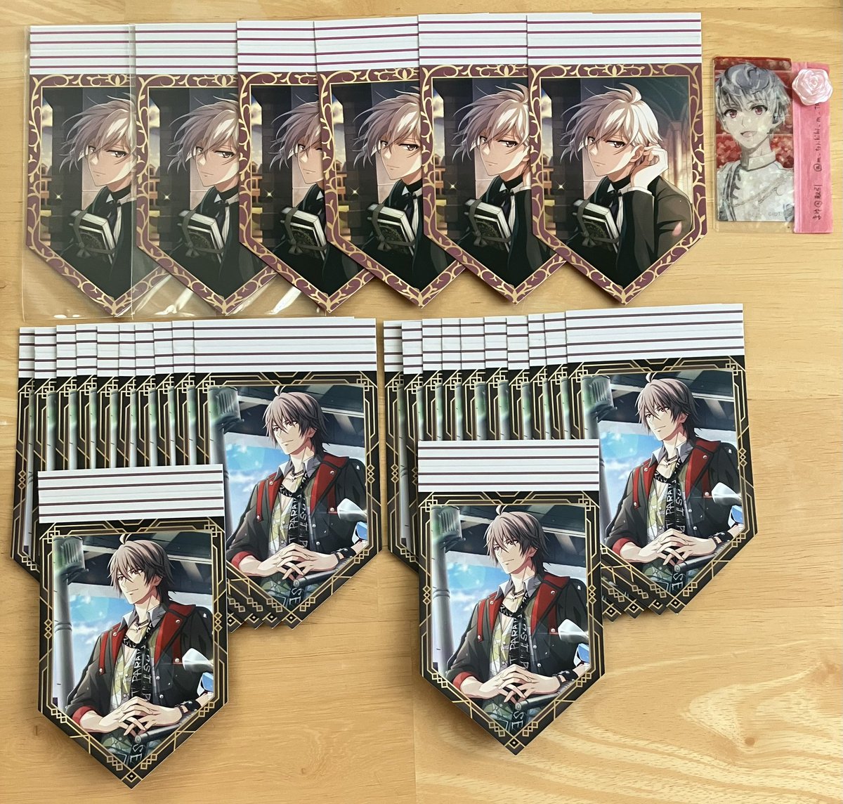 【交換/譲渡】
アイナナ アイドリッシュセブン
ドラコレ 特典 ガーランド

譲 : 環 壮五* ナギ 天* 虎於
求 : 50円/枚+送料 or 同種 百 &gt; 異種 百

*は無印同数↑含むお取引希望

異種はお断りする場合もあります🙇‍♀️

検索からもお気軽にお声掛けください！
