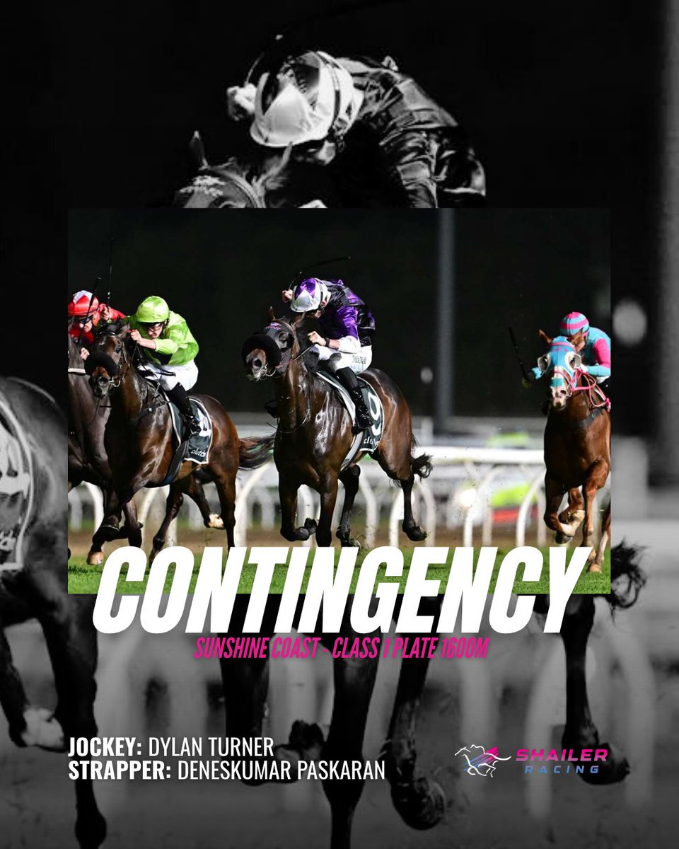 Contingency made it two wins on the bounce with another strong performance over the mile at the Sunshine Coast last night. A dream start to his career and plenty more to come 🐎💫