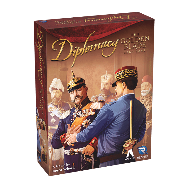 「ディプロマシー」のカードゲーム版と思われる「Diplomacy: The Golden Blade」2026年予定。2-7人、プレイ人数×15分。これがほんとなら劇的な短縮化だがｗ
renegadegamestudios.com/diplomacy-the-…