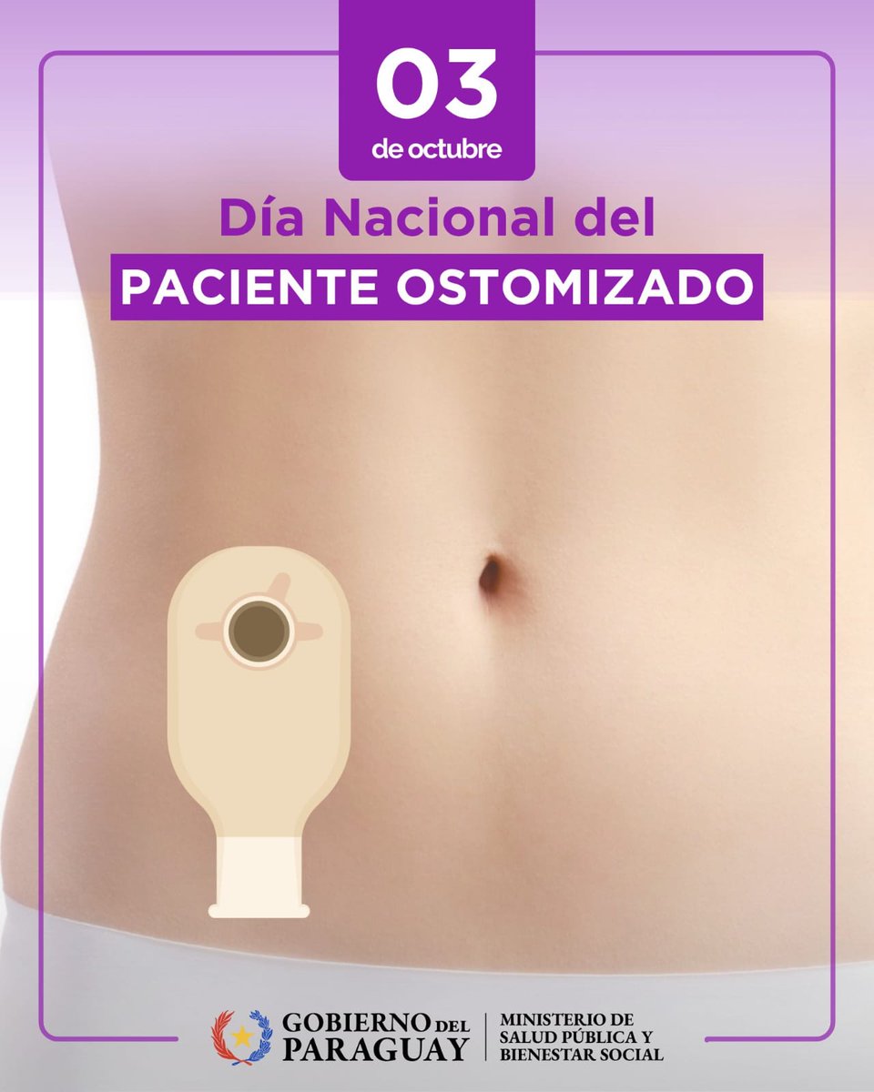 <a href="/msaludpy/">Ministerio de Salud</a>  reafirma compromiso con el paciente ostomizado 
Leé➕radionacional.gov.py/2025/10/03/sal…