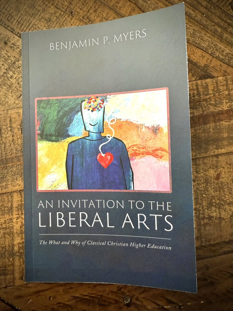 Excited to get my hands on this little book on the liberal arts by my friend and colleague, <a href="/BenMyersPoet/">Benjamin Myers</a>! He and <a href="/OBUHonors/">OBU Honors Program</a> are crucial to our identity at <a href="/obunews/">OBU</a>. Take up and read! amzn.to/4o4xpbo