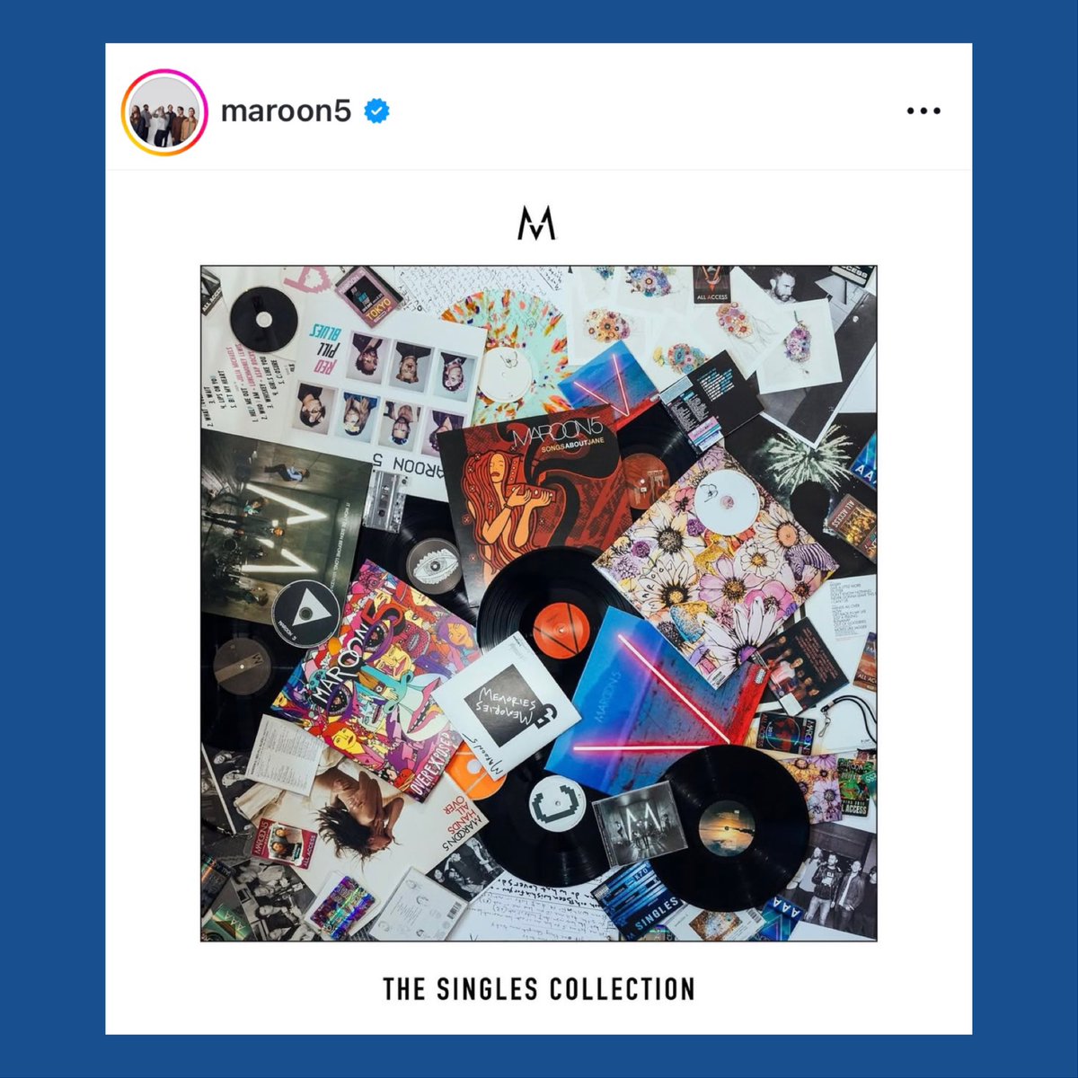 maroon5jp's tweet image. 📢 #Maroon5 から日本のファンへ💌
11月26日(火)発売の日本限定アルバム『THE SINGLES COLLECTION』について
Instagramに日本語メッセージ を投稿してくれました🇯🇵✨
是非チェックしてみてください❤️

🔗ご予約はこちら: umj.lnk.to/Maroon5_tscSO