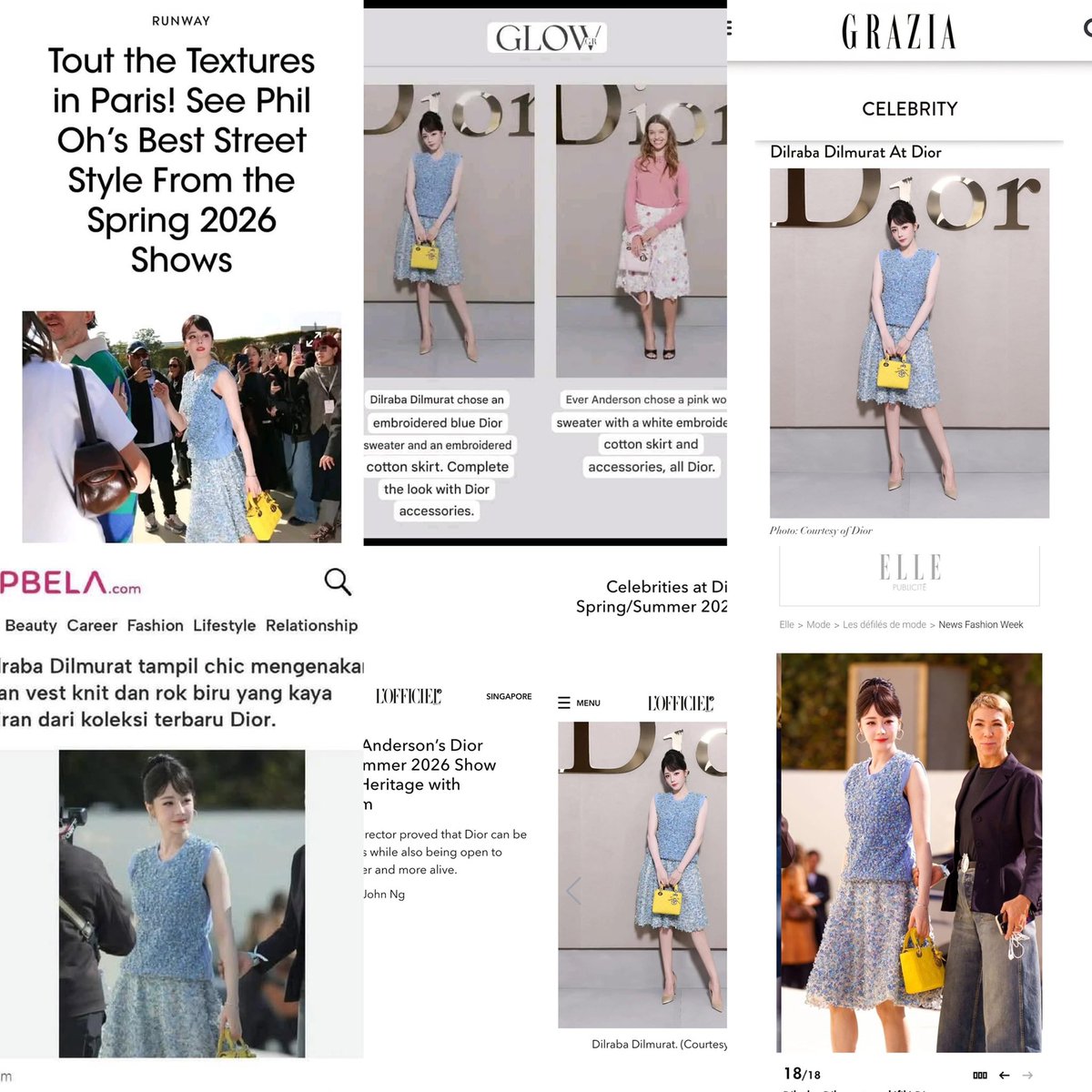🔥ปังมาก #ตี๋ลี่เร่อปา"ถูกยกให้เป็นหนึ่งในลุคสตรีทที่ดีที่สุดจากงานแฟชั่นปารีส 2026 Dior 

#ตี๋ลี่เร่อปา #Dilraba
