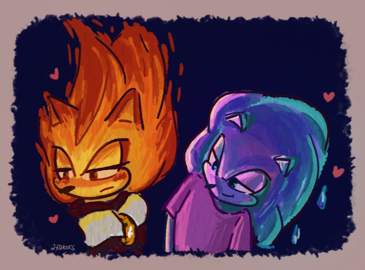 d4: candle 🔥💧 #sonictober2025